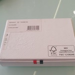 Lacoste card holder new, black leather with 6 card slots