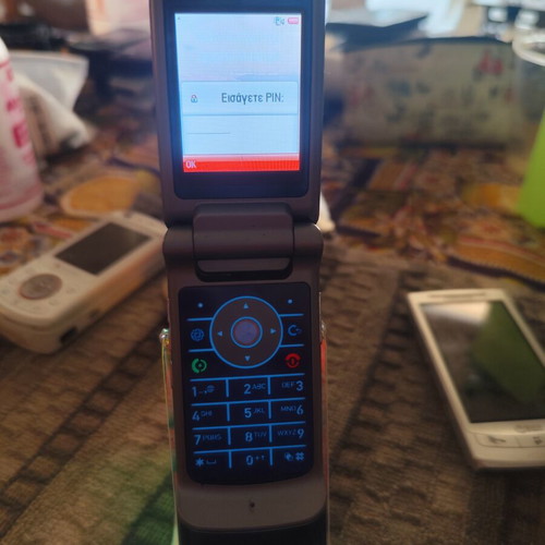Motorola KRZR K1 used mobile phone blue