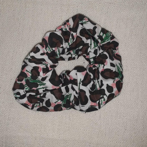 Scrunchie Klelia Andrali hair accessory with animal print, large size, new