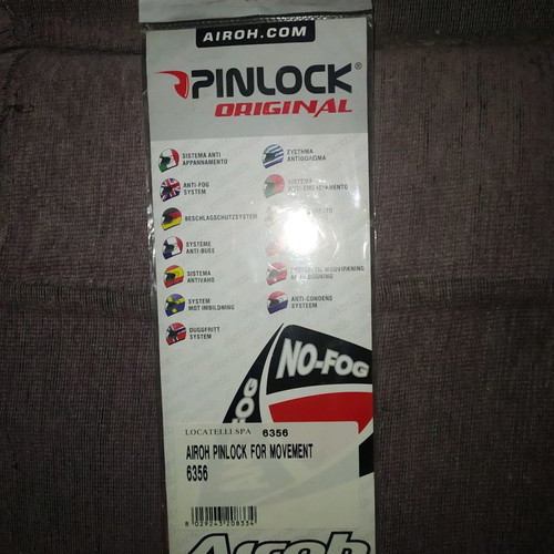 Pinlock original anti-fog insert for motorcycle helmet new