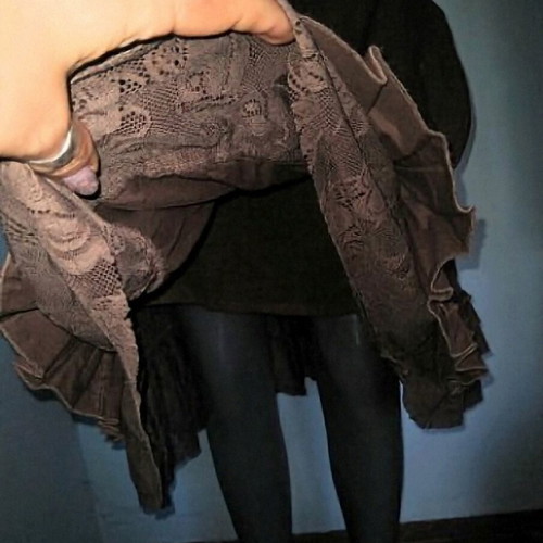 Φούστα βαμβακερή Leather man σαν καινούργια, μέγεθος L/XL