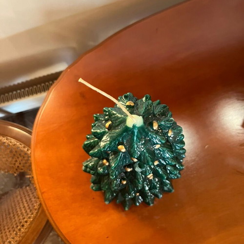 Large Christmas Tree Decorative Candle like new