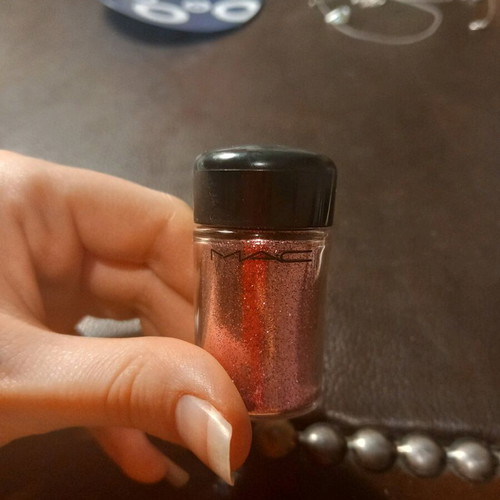 Mac glitter ροζ απόχρωση, γεμάτη συσκευασία, καινούργιο