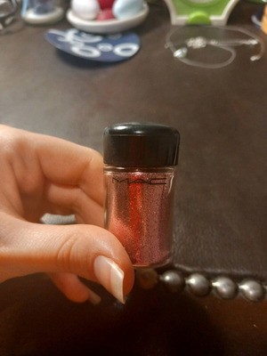 Mac glitter ροζ απόχρωση, γεμάτη συσκευασία, καινούργιο