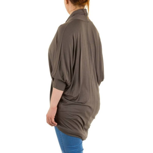 Moonshine Italian women's tunic new, grey and beige, XL to 3XL