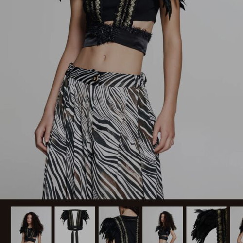 Bolero jacket The Jerkins like new with theatrical style and feather details