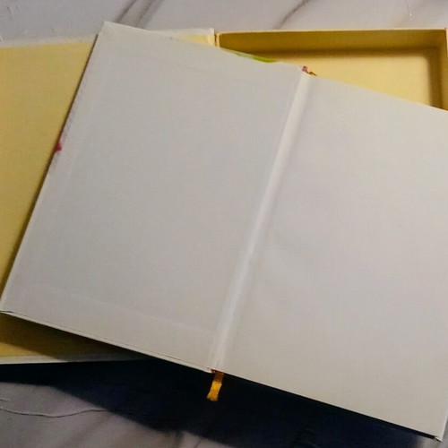 Vintage romantic diary album with box and lock 90s like new