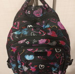 School backpack with multiple compartments