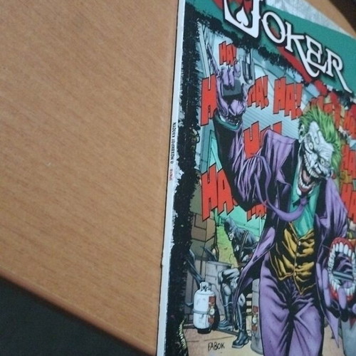 The Joker comic book, the wicked clown
