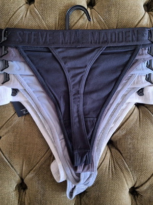 STEVE MADDEN εσώρουχα string thong καινούργια, πακέτο 5 τεμαχίων Νο L