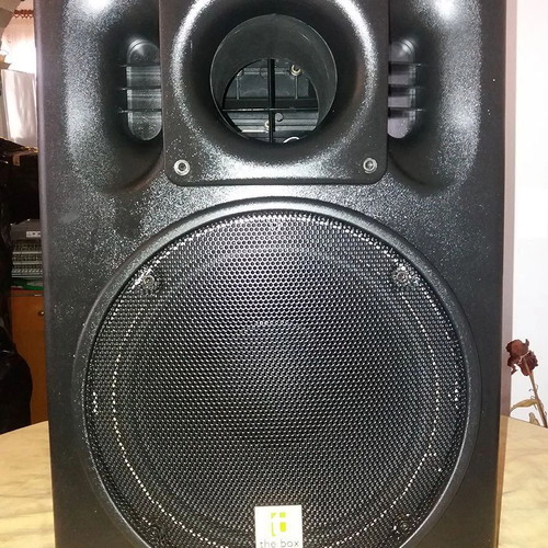 The Box professional powered speakers used 1600Watts