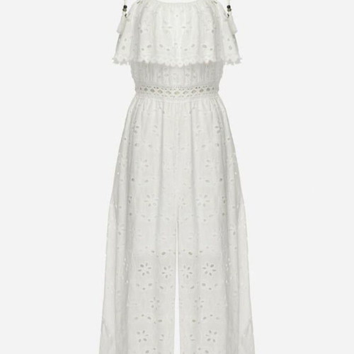 Broderie jumpsuit Dress2unDress new, white