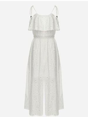 Broderie jumpsuit Dress2unDress new, white