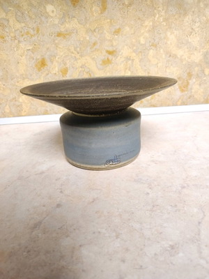 Vase by Eleni Vernadaki ceramic like new with adc stamp