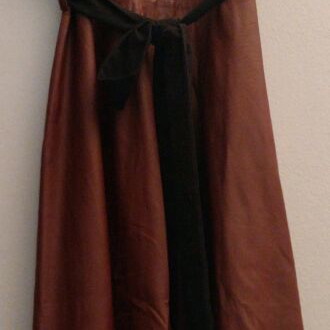 Regalinas women's leather dress like new, size M, brown