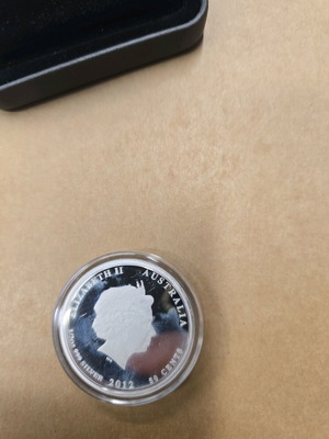 Αργυρό νόμισμα Αυστραλίας 2012 καινούργιο, Proof, The Perth Mint