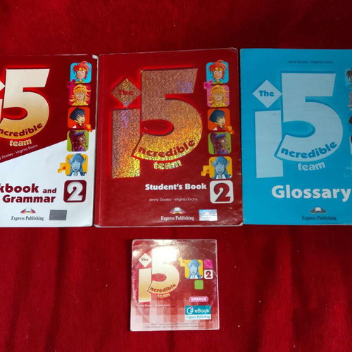English learning books and CD used, pack of 3, 2014 editions