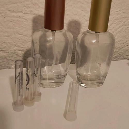 Perfume bottles used, pack