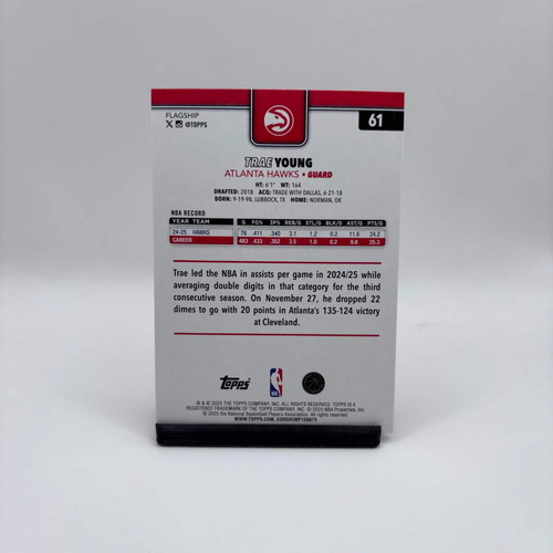Trae Young Topps Flagship 2025-26 card like new