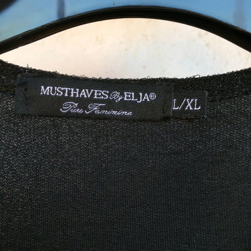 Black shiny dress L/XL like new