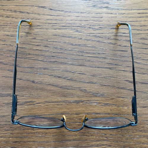 Metal glasses frame used
