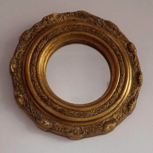 Mirror in frame, 27 cm diameter
