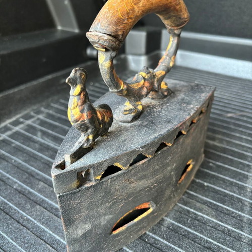 Charcoal iron antique for decoration, like new