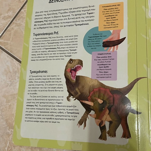 Build and Learn Dinosaurs used book with 8 3D dinosaurs