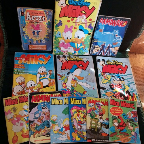 Comics used, pack of 12 from 1990