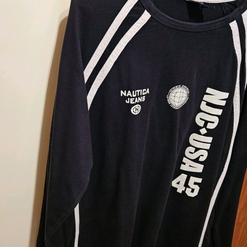 Nautica men's shirt used, blue, size M