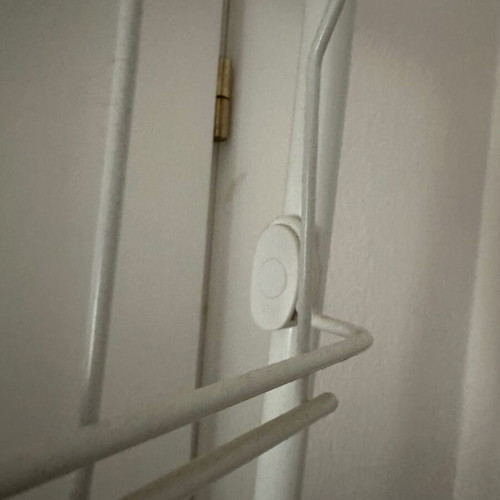 Door shoe rack used, hanging white 175x60 with 6 rows