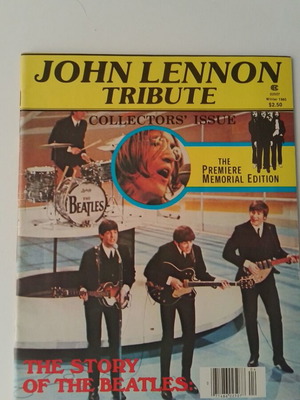 John Lennon Tribute Collectors' Issue magazine like new, Winter 1980