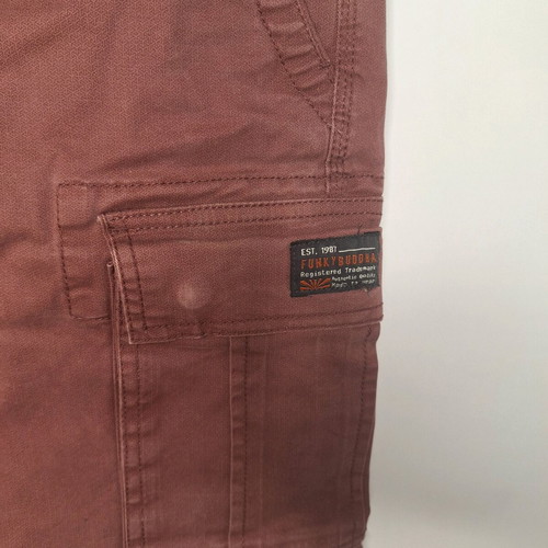 Funky Buddha men's bermuda shorts like new, red, size S