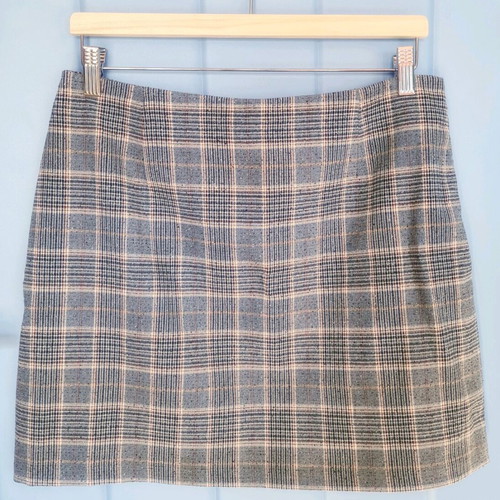 H&M Gray Checked Suit Like New