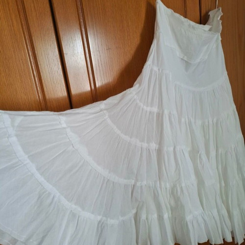 Morgan cotton summer skirt like new, size M, white