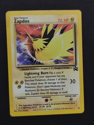 Pokemon Card Zapdos WP 23 Promo like new