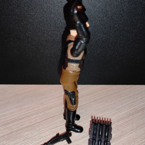 G.I.JOE Major Bludd (v1) 1983 figure used with equipment