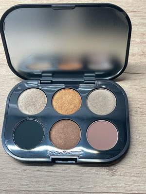 MAC eyeshadow palette 6 shades metallic tones unused
