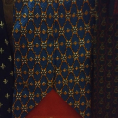 Silk ties set of 7 branded vintage Valentino, S•T•Dupont, made in Italy, used