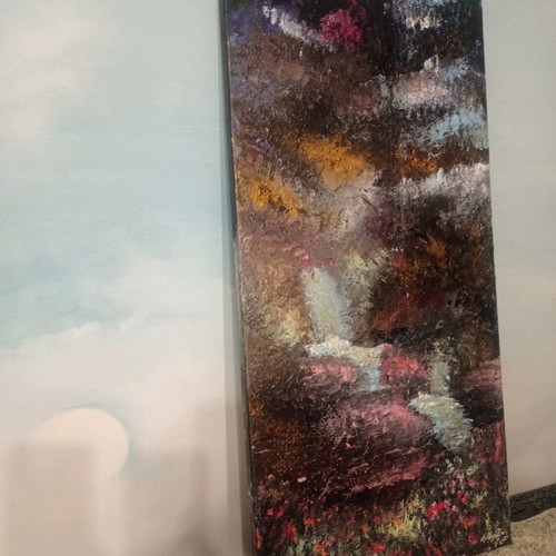 Painting "Paradise Landscape" new, original signed artwork