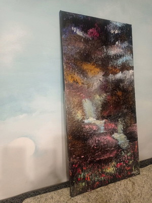 Painting "Paradise Landscape" new, original signed artwork