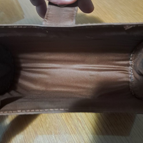 Aslanis handbag like new, brown, 13x21 cm