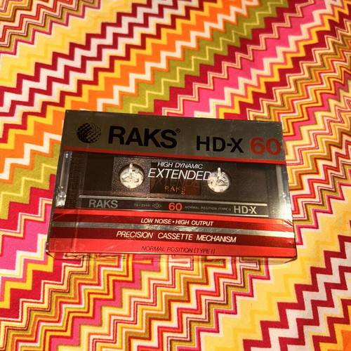 Raks HD-X 60 cassette sealed, 1988 Turkey