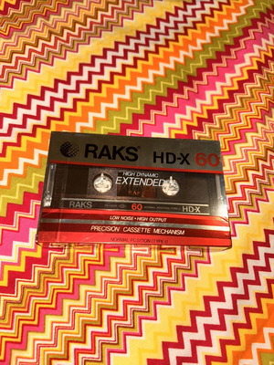 Raks HD-X 60 cassette sealed, 1988 Turkey