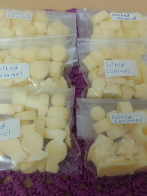 Wax melts salted caramel scent 50g new