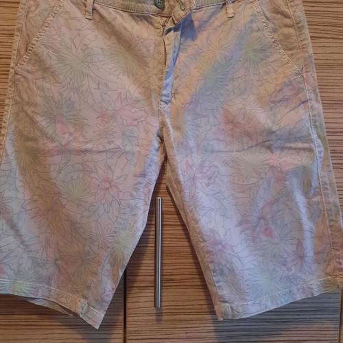 Gas men's bermuda shorts like new, gray and beige