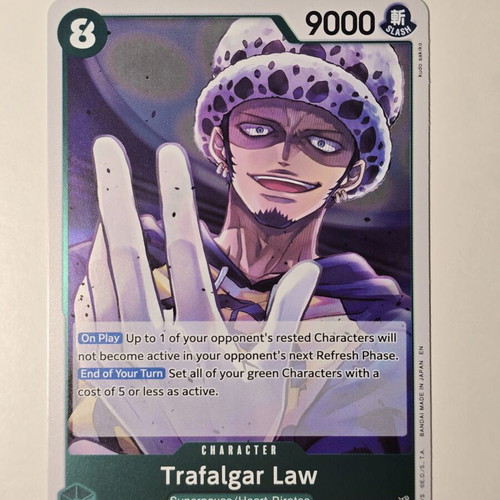Trafalgar Law One Piece Card Game OP16-030 Rare like new