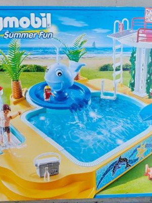 Playmobil 5433 Large Pool with Whale Fountain new