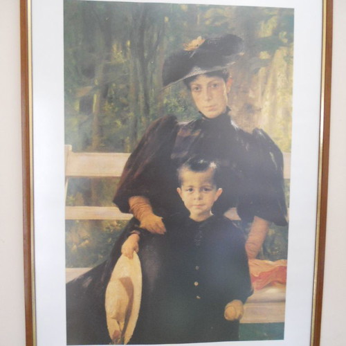 Framed poster of G. Iakovidis artwork like new