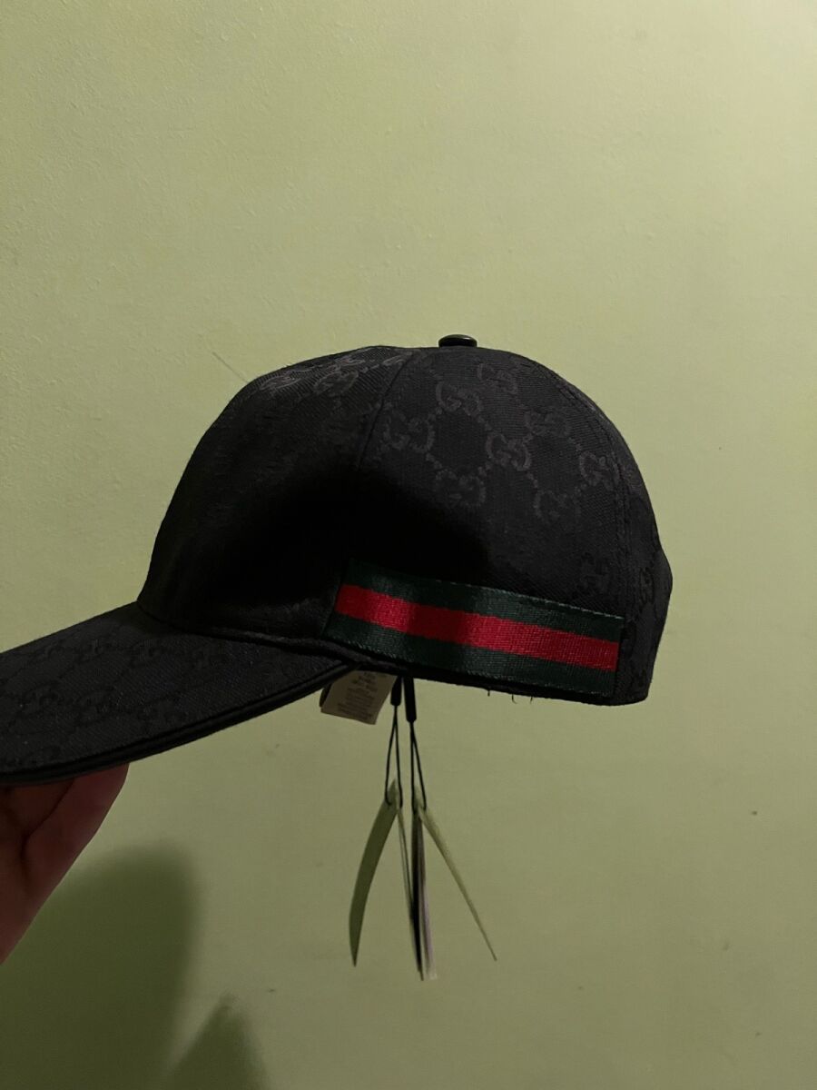 Gucci cap new, size large 59cm, black - € 75,00 - Vendora.cy